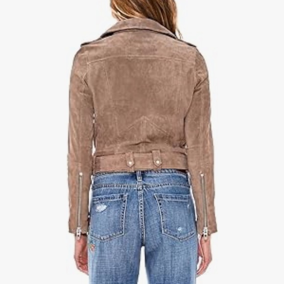 Blank NYC Taupe Suede Jacket - Picture 2 of 5